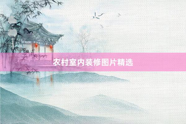 农村室内装修图片精选